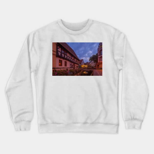 Word, old town, Quedlinburg; Harz, Saxony-Anhalt; Germany, Europe Crewneck Sweatshirt by Kruegerfoto